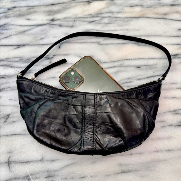 Black Leather 90’s vintage mini purse - Picture 6 of 6